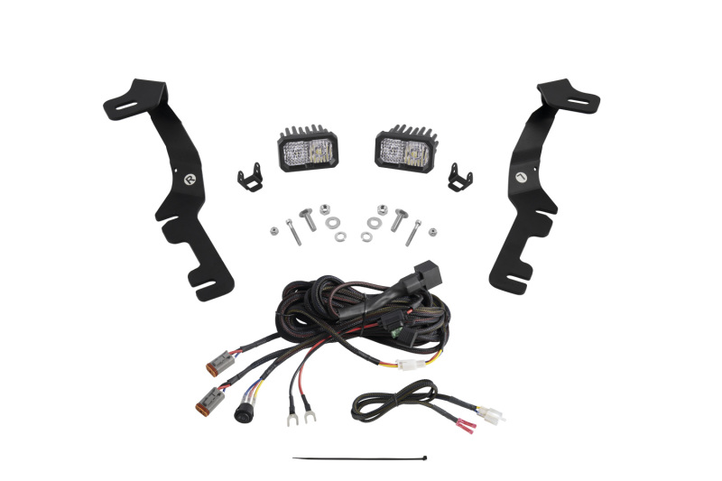 Diode Dynamics Stage Series Ditch Light Kit for 2019-Present Ram C2 Sport - White Combo thumbnail 3