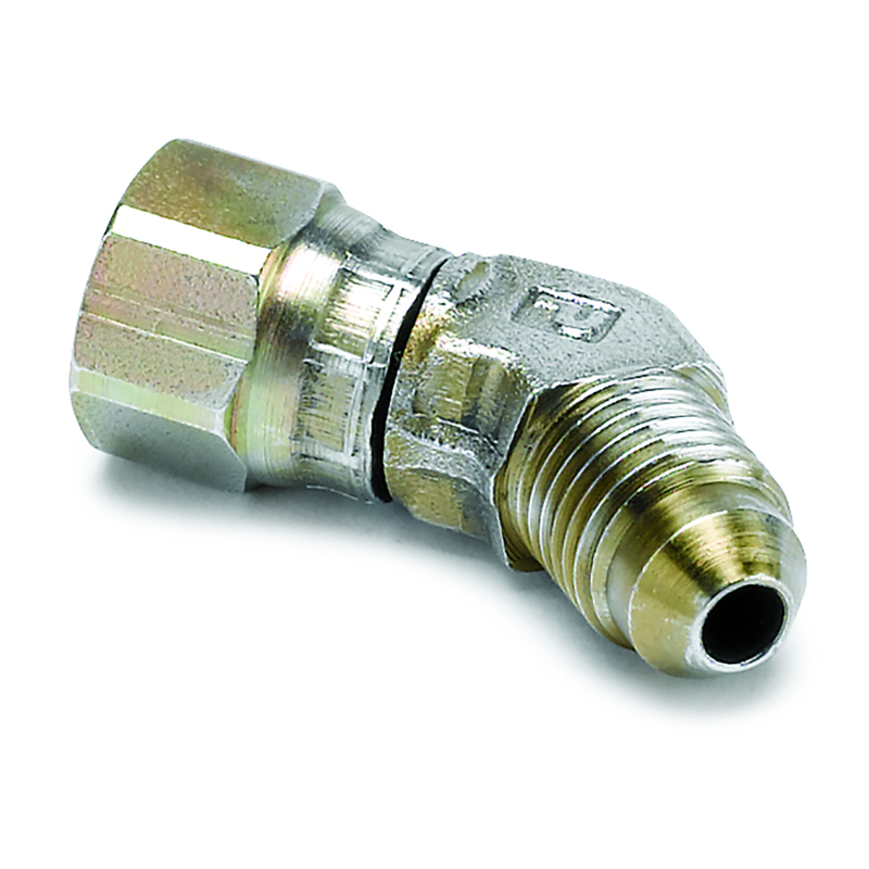 Autometer -4AN Elbow Fitting - 45 Deg w/ Swivel Nut thumbnail 5