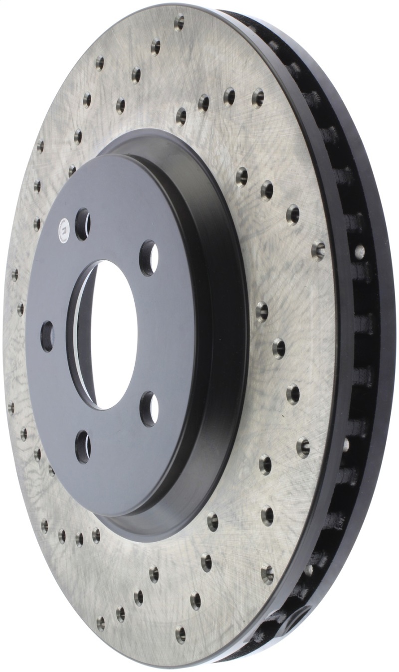 StopTech Power Slot 05-10 Mustang GT V8-4.6L Front Right Drilled Rotor thumbnail 6