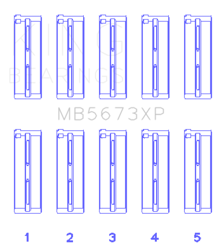 KING Performance Main Bearings