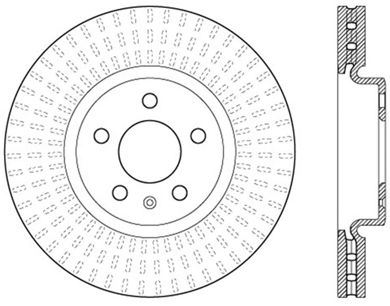 StopTech Slotted Sport Brake Rotor thumbnail 2