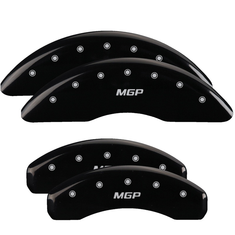 MGP 4 Caliper Covers Engraved Front & Rear MGP Black Finish Silver Char 2005 Lexus LS430 thumbnail 3