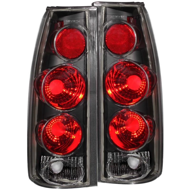 ANZO 1999-2000 Cadillac Escalade Taillights Black 3D Style thumbnail 4