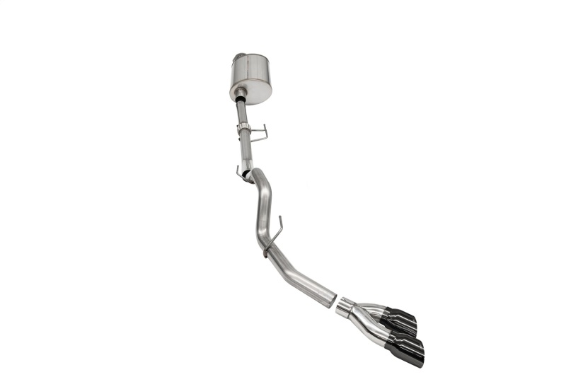 Corsa 2021-2025 Ford F-150 Regular Cab/ 8in Bed 3.5L V6 Sport Cat-Back Single Side Exit-Black PVD