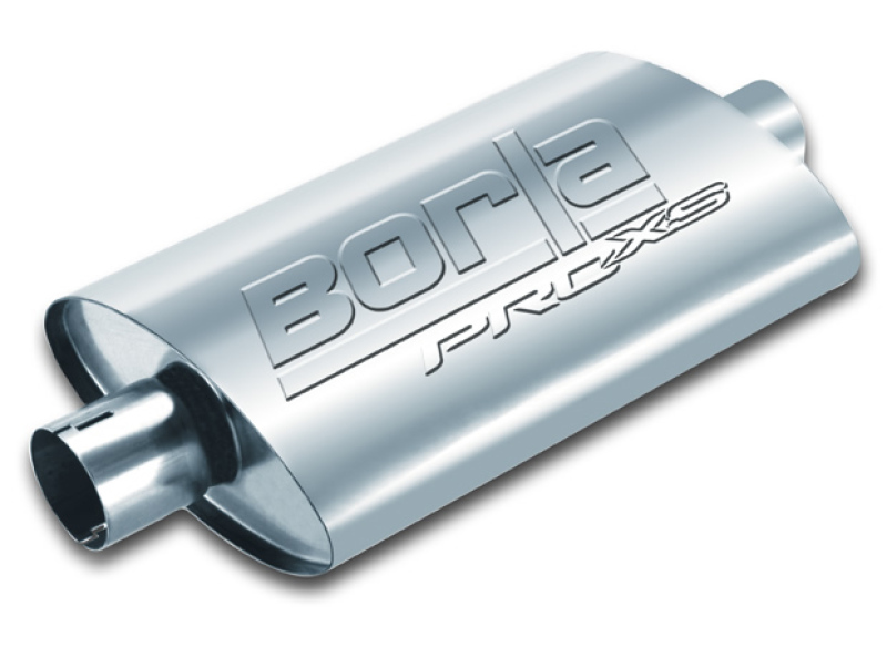 Borla Universal Pro-XS Muffler Oval 2.25in Inlet/Outlet Notched Muffler thumbnail 2