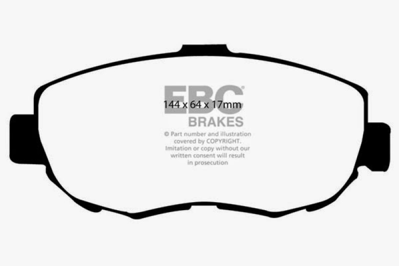 EBC 93-97 Lexus GS300 3.0 Greenstuff Front Brake Pads thumbnail 2