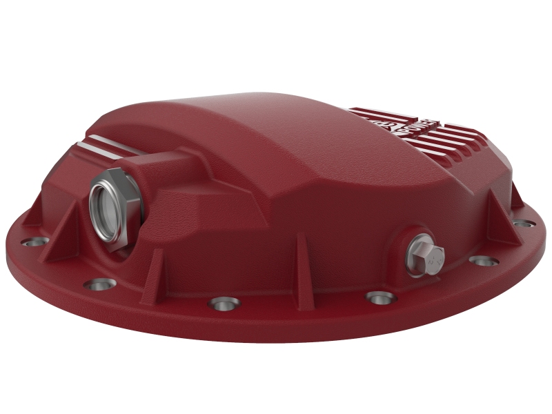 aFe Pro Series GMCH 9.5 Rear Diff Cover Red w/ Machined Fins 19-20 GM Silverado/Sierra 1500 thumbnail 9