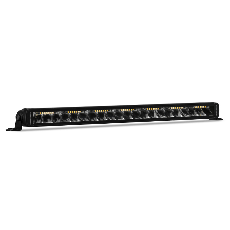 Go Rhino Xplor Blackout Combo Series Sgl Row LED Light Bar w/Amber (Side/Track Mount) 20.5in. - Blk thumbnail 6