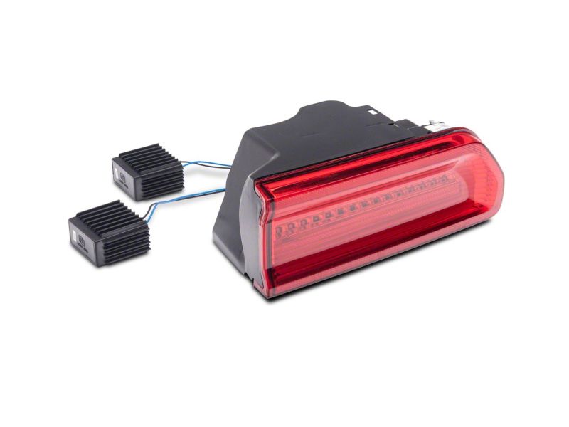Raxiom 08-14 Dodge Challenger LED Tail Lights- Chrome Housing - Red/Clear Lens thumbnail 5
