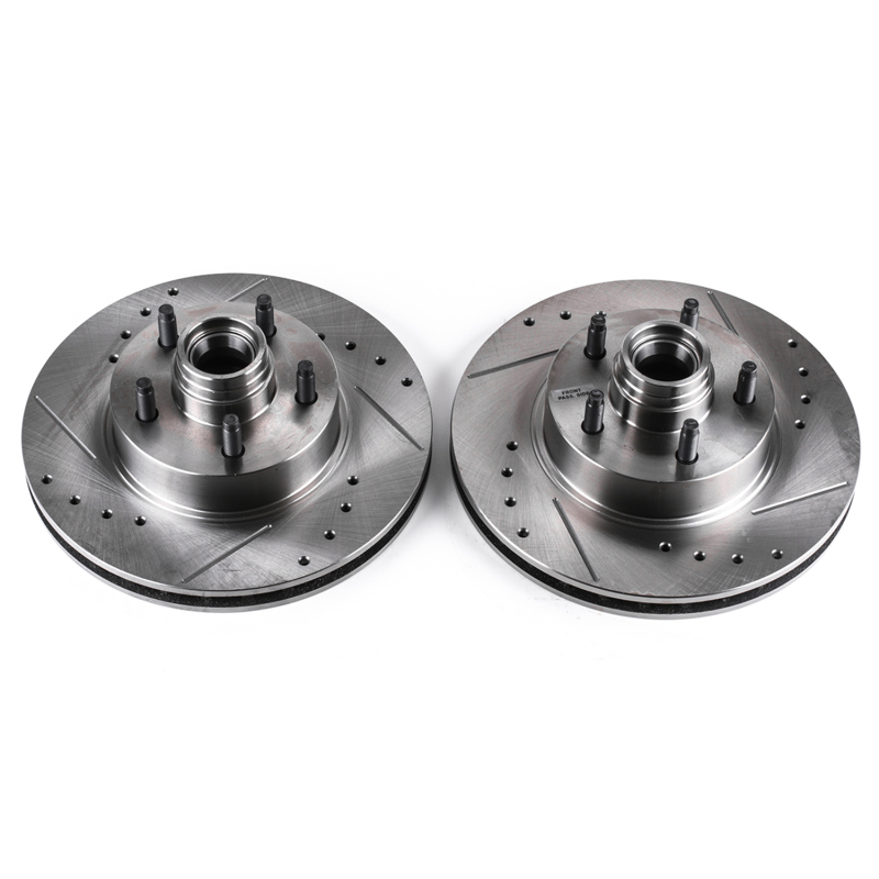 Power Stop 95-01 Ford Explorer Front Evolution Drilled & Slotted Rotors - Pair thumbnail 2