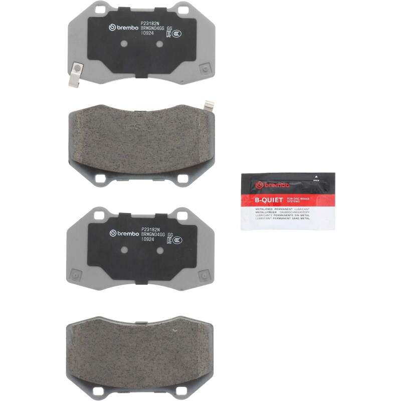 Brembo 08-10 Mazda MX-5 Miata/ Chevrolet HHR/ Chevrolet Cobalt Front NAO Brake Pad thumbnail 2