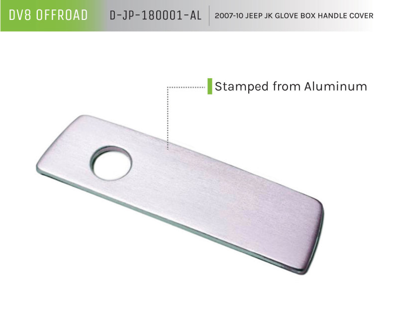 DV8 Offroad 2007-2018 Jeep JK Glove Box Handle Cover thumbnail 5