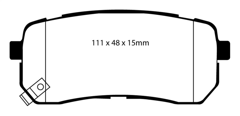 EBC S2 Brake Pad and Rotor Kit (1x ebcDP61814, 1x ebcUSR7622) thumbnail 4