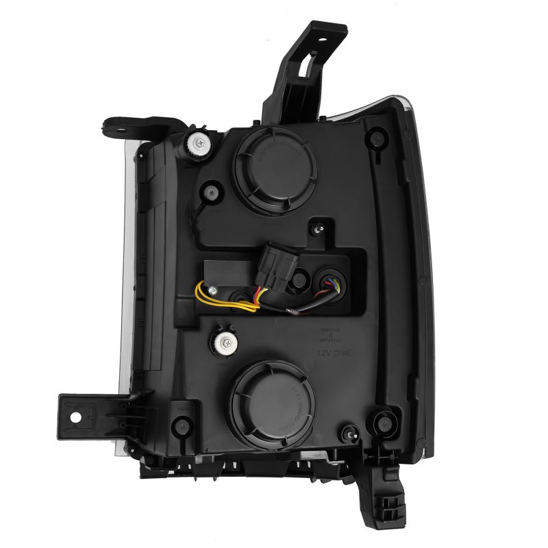 AlphaRex 14-15 Chevy 1500 PRO-Series Projector Headlights Black w/ Sequential Signal & DRL thumbnail 4