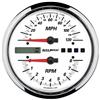Autometer Pro-Cycle Gauge Tach/Speedo 4 1/2in 8K Rpm/120 Mph White thumbnail 7