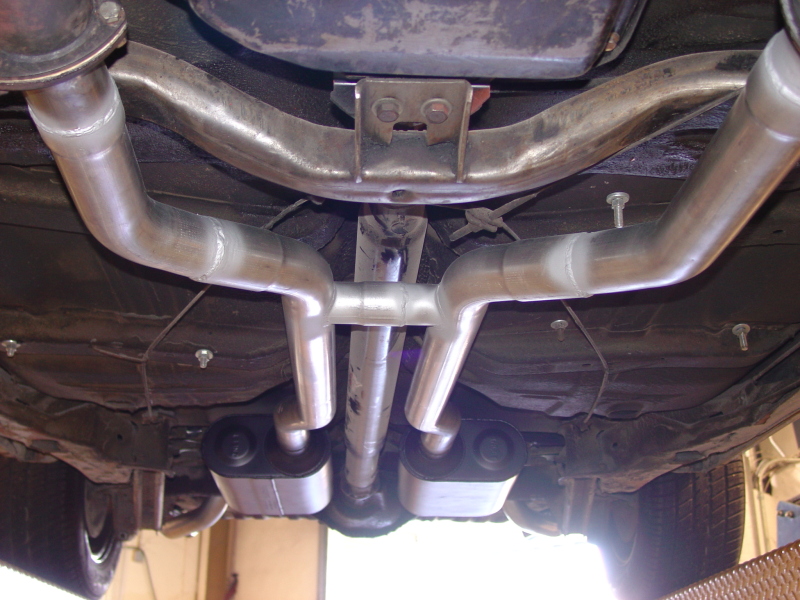 Flowmaster 64-72 GM A-BODY 2.5 in. American Thunder Crossmember-Back Exhaust System thumbnail 4