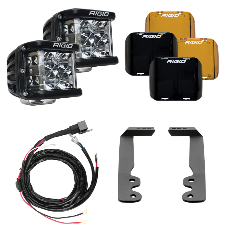 Rigid Industries 2022+ Toyota Tundra A-Pillar Lighting Kit (Fits 360-Series, D-SS Series) thumbnail 2