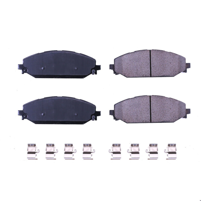 PowerStop Z17 Evolution Plus Stock Replacement Brake Kits KOE8843 Rotor and Pad Combos, Replacement, Solid Surface Rotors, Ceramic Pads, Front, Jeep, Ram, Kit thumbnail 8