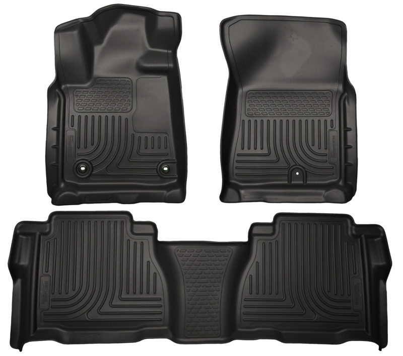 Husky Liners 12-13 Toyota Tundra Weatherbeater Black Front & 2nd Seat Floor Liners thumbnail 5