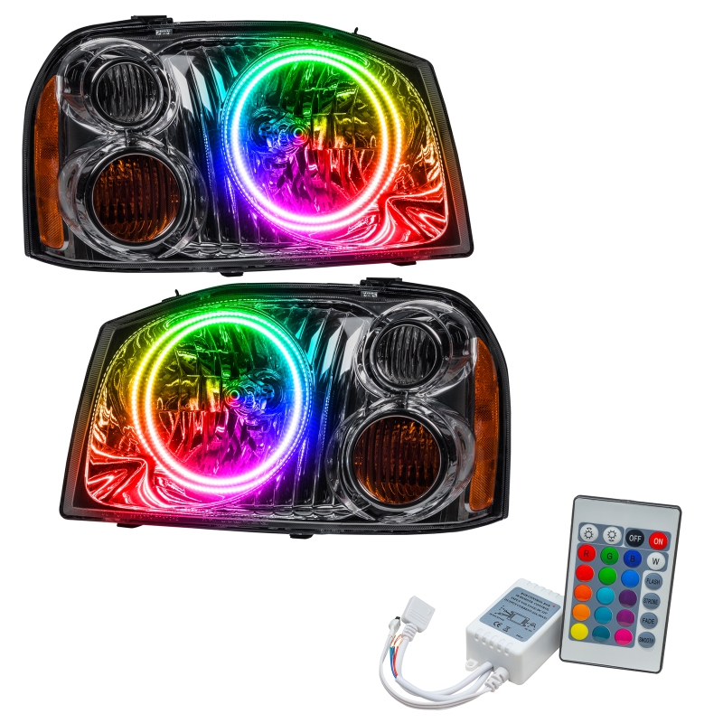 Oracle 01-04 Nissan Frontier SMD HL - Dual Halo - ColorSHIFT w/ Simple Controller thumbnail 4
