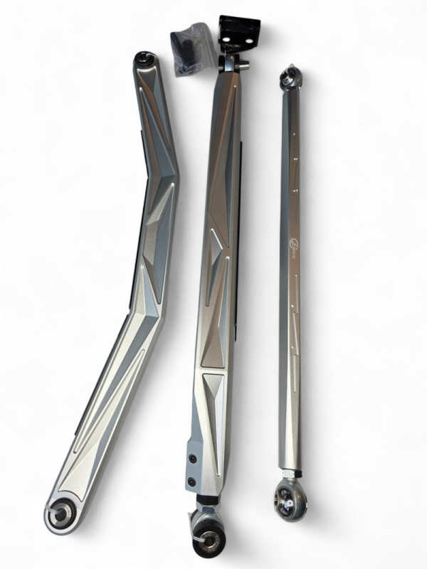 Elektric Offroad 2024+ Can Am Maverick R Volt Billet Radius Rods Anodized Clear