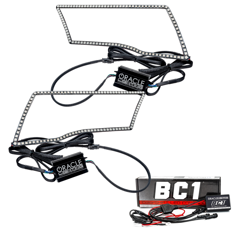 Oracle Dodge Ram Sport 09-18 LED Headlight Halo Kit - ColorSHIFT w/ BC1 Controller thumbnail 2