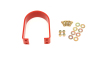BMR 05-14 S197 Mustang BMR Rear Tunnel Brace Loop Upgrade - Red thumbnail 3