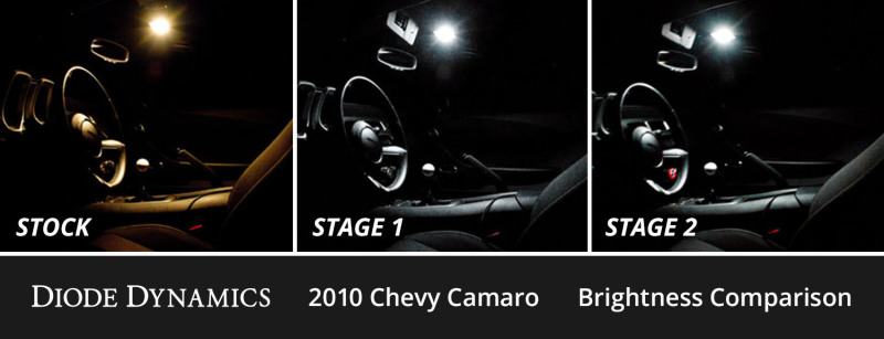 Diode Dynamics 10-15 Chevrolet Camaro Interior LED Kit Cool White Stage 2 thumbnail 6