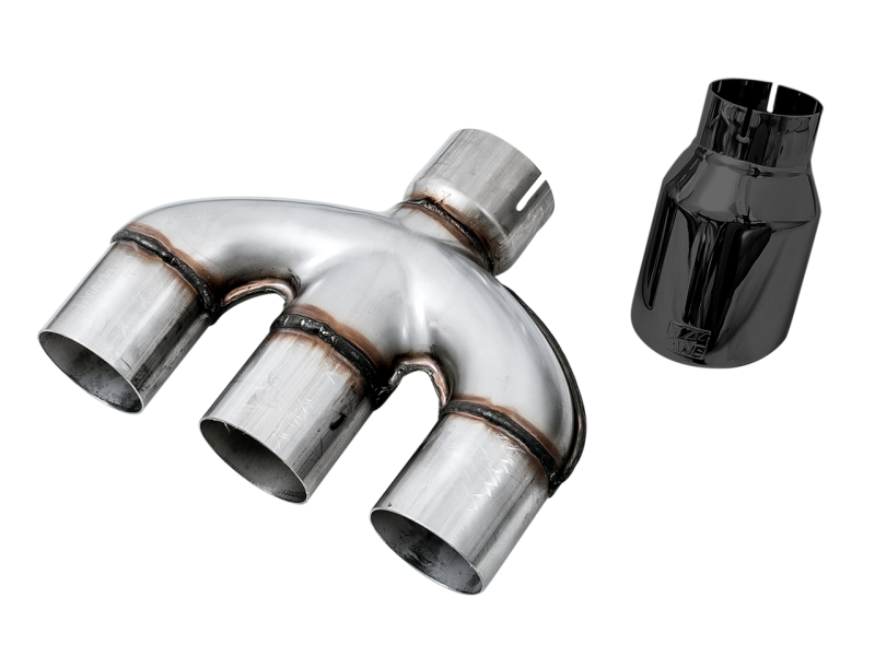 AWE Tuning 2016+ Honda Civic Si Track Edition Exhaust w/Front Pipe & Triple Diamond Black Tips thumbnail 7