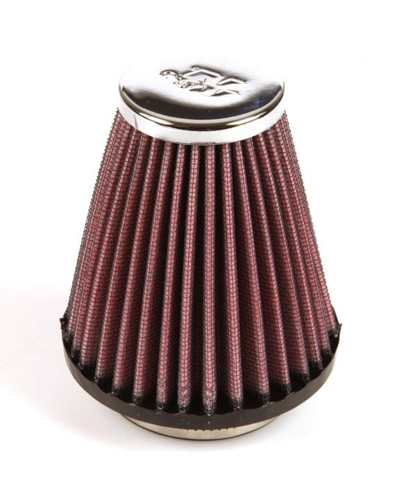 K&N Universal Clamp-On Air Filter 2-1/8in Flange 3-1/2in Base 2in Top 4in Height thumbnail 5