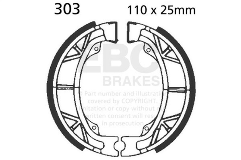 EBC 93-06 Honda TRX 90 Fourtrax/Sportrax Front Left/Right FA-SFA-X Brake Pads