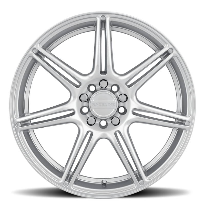 Raceline 148HS Apex 20x8.5in / 5X112 BP / 35mm Offset / 66.56mm Bore - Hyper Silver thumbnail 3