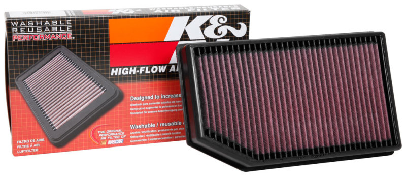 K&N 2018 Jeep Wrangler JL 2.0L/3.6L F/I Drop In Air Filter thumbnail 8