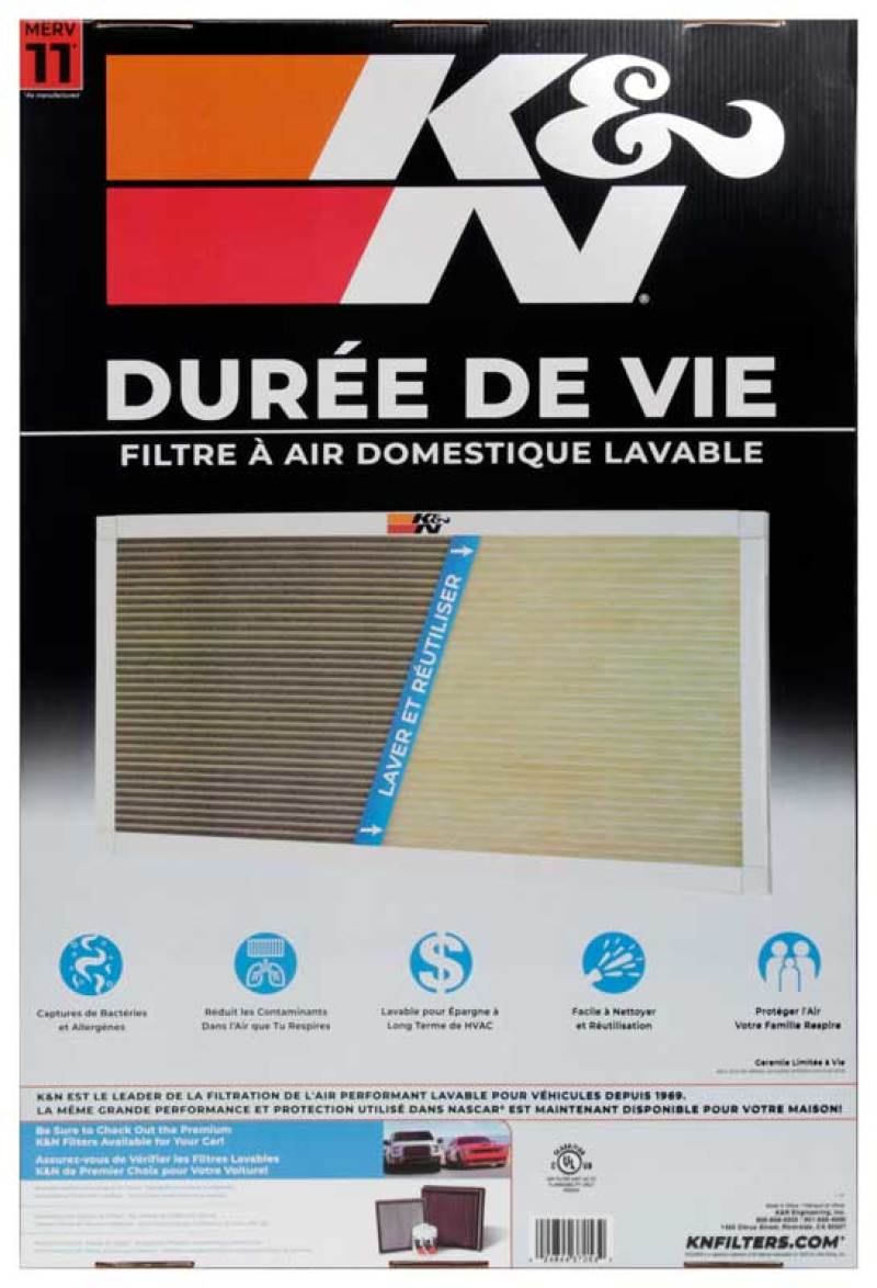 K&N HVAC Filter - 20 x 30 x 1 thumbnail 3