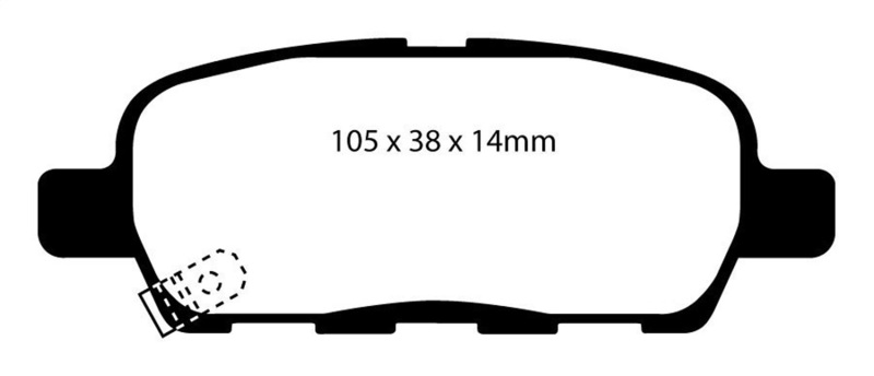 EBC S6 Brake Pad and Rotor Kit (1x ebcDP51666NDX, 1x ebcGD7351) thumbnail 4