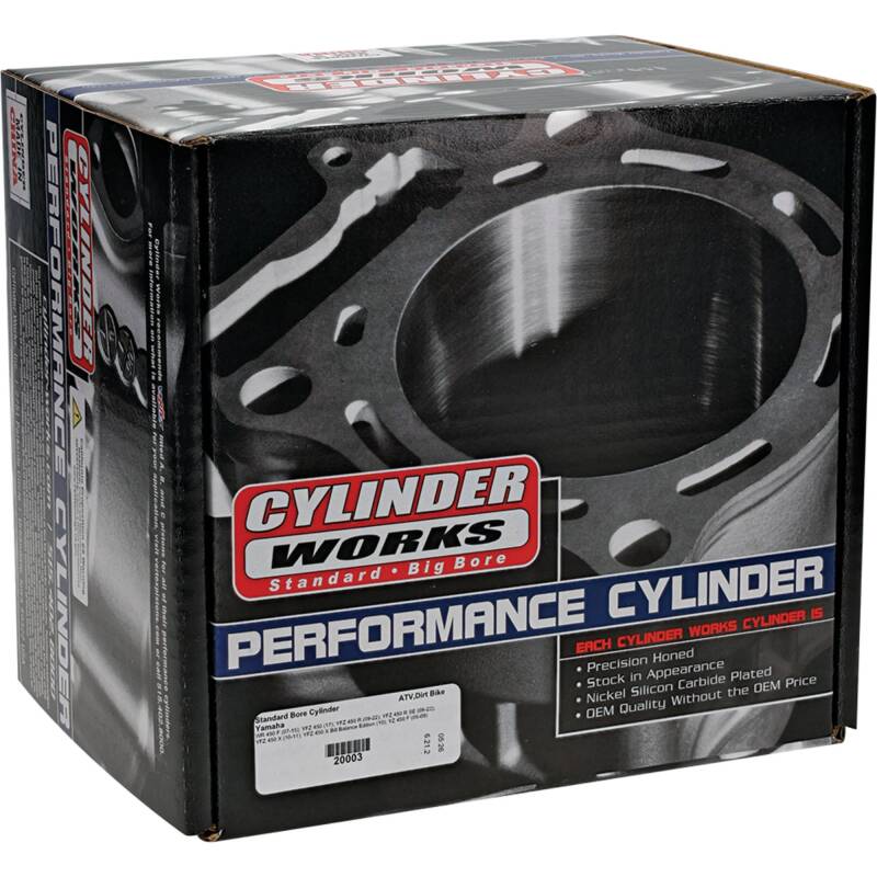 Cylinder Works 07-15 WR 450 F/2017 YFZ 450/09-24 YFZ 450 R Standard Bore Cylinder thumbnail 2