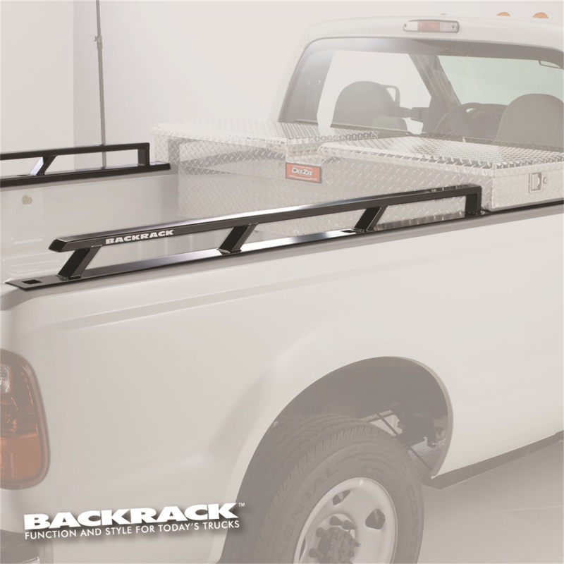 BackRack 2015+ F-150 Aluminum New Body 8ft Bed Siderails - Toolbox 21in thumbnail 2