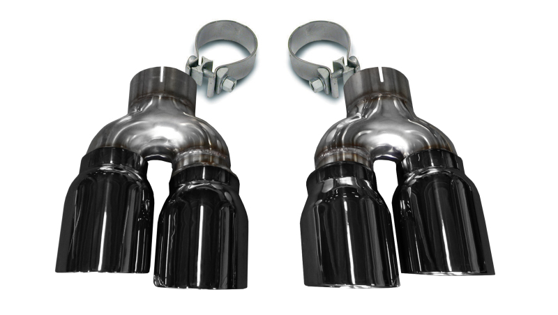 Corsa 2016-2019 Cadillac ATS 3.6T 4in Inlet / 4in Outlet Twin Black Tip Kit (For Corsa Exhaust Only) thumbnail 4