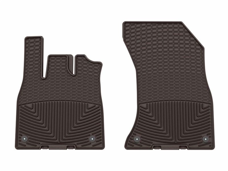 WT Rubber Mats - Front - Cocoa