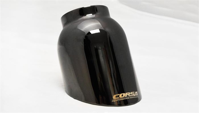 Corsa 2015-2020 Ford F-150 5.0L V8 (Super Crew Cab) Black Sport Single Side Dual 4in Tips CB Exhaust thumbnail 4