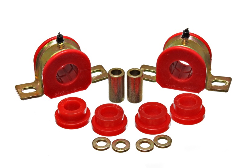 Energy Suspension 00-06 Tahoe/Yukon/Denali 2WD Red 28mm Rear Sway Bar Bushing Set thumbnail 6