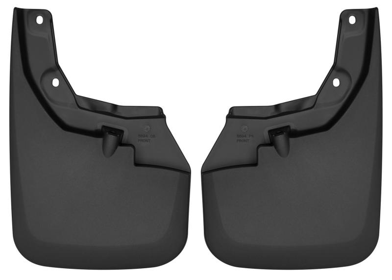 Husky Liners 16-22 Toyota Tacoma w/ OE Fender Flares Custom Molded Front Mud Guards - Black thumbnail 5