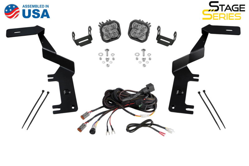 Diode Dynamics 17-22 Ford Super Duty Stage Series Backlit Ditch Light Kit