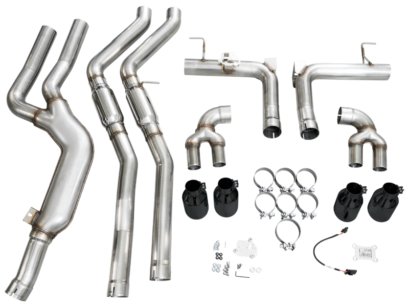 AWE Tuning 22-26 BMW M240i (G42) Track Edition Exhaust - Diamond Black Tips thumbnail 8