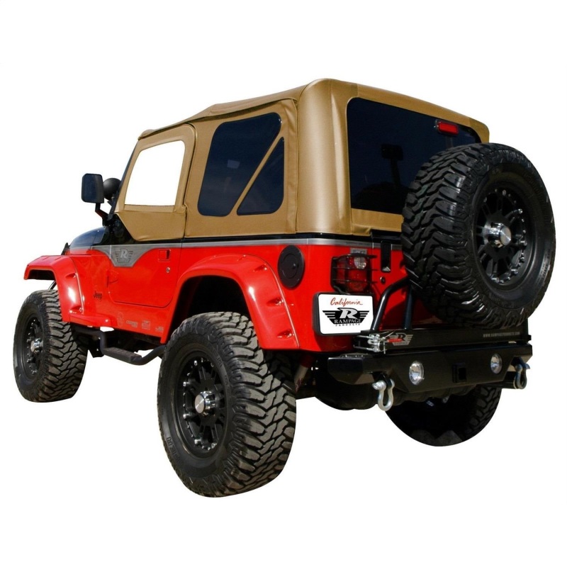 Rampage 1997-2006 Jeep Wrangler(TJ) OEM Replacement Top - Spice Denim thumbnail 3