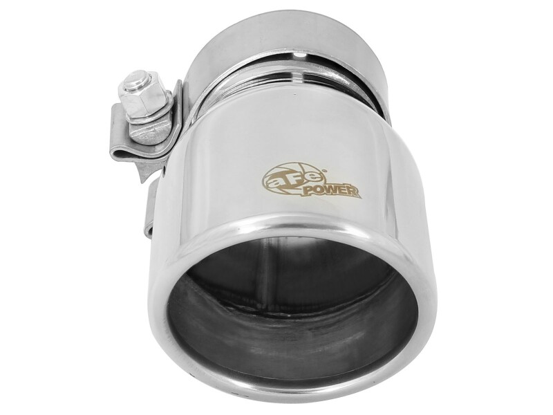aFe MACH Force-Xp 2.5in Inlet x 3-1/2in Outlet x 6in Length 2.5in 304 Stainless Steel Exhaust Tip thumbnail 8