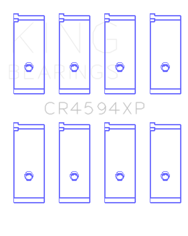 King Engine Bearings Suzuki M18A/M16A/M16A (Size STD) Performance Rod Bearing Set