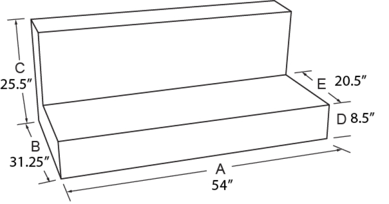 TRA L-Shape Liquid Storage Tank - Alum