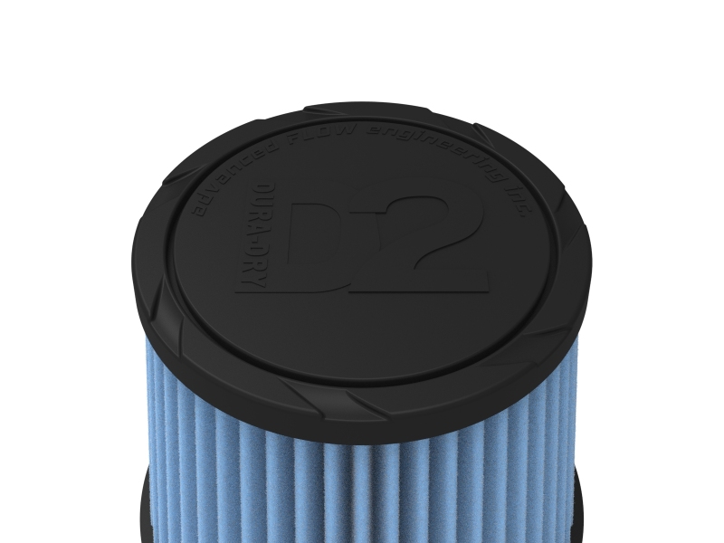 aFe POWER Universal Clamp-On Air Filter w/ D2 Dura-Dry Media - 3-3/4in F x 6in B x 4-3/4in T x 5in H thumbnail 3