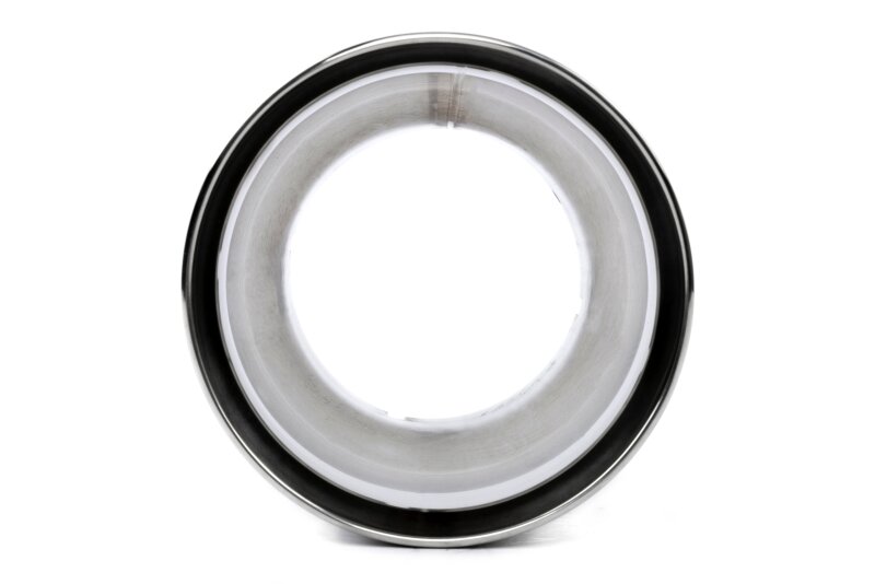 Dinan Double-Walled 4in Clamp-On Exhaust Tip - Polished - 4in Outlet / 3in Inlet thumbnail 4